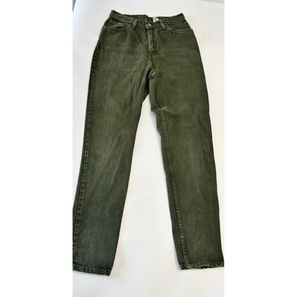 VTG Levi's‎ 512 Jeans Womens 11 W27 Olive Green Tapered Leg High Rise Denim 90s